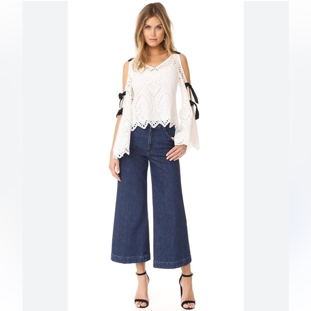 NANETTE LEPORE Women's Hook Line Sinker Top Size 0